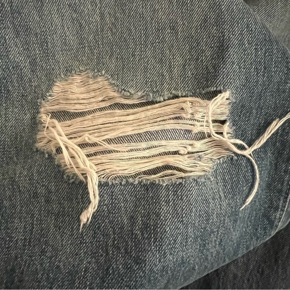 NWOT SLVRLAKE Women's London Distressed Denim Jeans Wash Gimme Shelter Size 31. - Picture 12 of 14